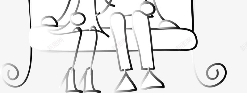 情人节线条气球情侣png免抠素材_新图网 https://ixintu.com LOVE 婚庆 情人节 浪漫 爱心气球 爱情 线条情侣