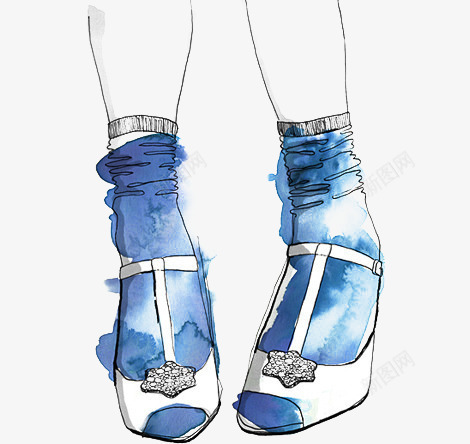 女孩的鞋png免抠素材_新图网 https://ixintu.com 女鞋 手绘 插画 水粉