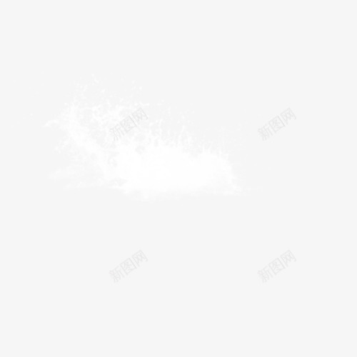 大气白色装饰图案水花png免抠素材_新图网 https://ixintu.com 大水花 水花四溅 激昂 磅礴 线条流水