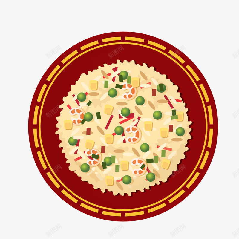 灰色圆弧炒饭食物元素矢量图ai免抠素材_新图网 https://ixintu.com 卡通插画 吃的 圆弧 灰色 炒饭 纹理 美食 食物 矢量图