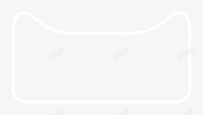 白色对话框不规则png免抠素材_新图网 https://ixintu.com 不规则 对话框 白色