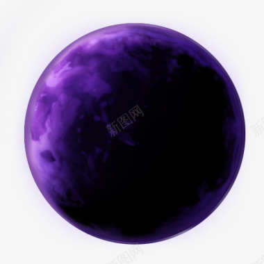 紫色月亮动漫动画图标图标