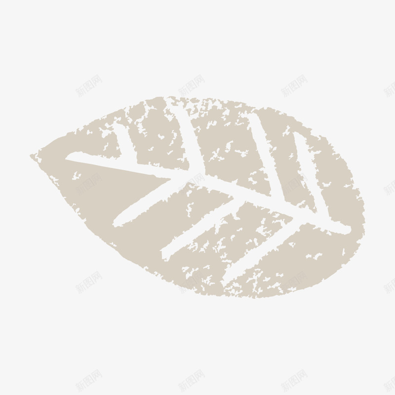 装饰灰色简约叶子png免抠素材_新图网 https://ixintu.com 可爱 复古 小清新 手绘 手账本子装饰 灰色 简约 装饰