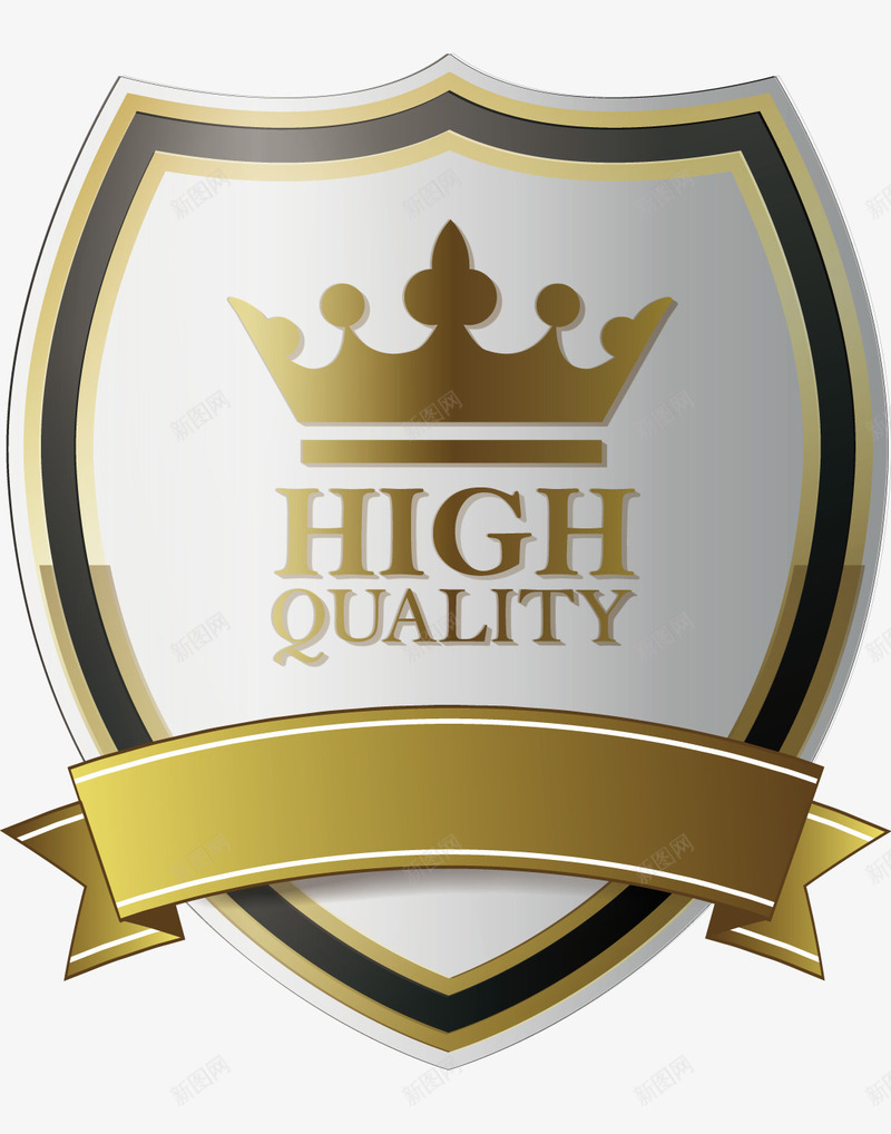 创意盾牌灰色标签图矢量图ai免抠素材_新图网 https://ixintu.com 促销 商品 商场 推广 销售 矢量图