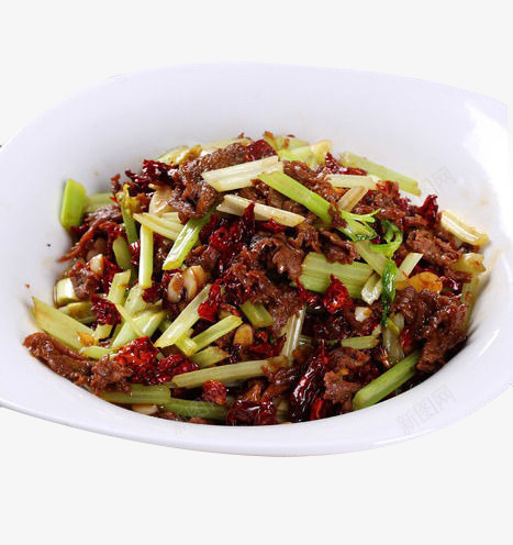 干椒炒牛肉png免抠素材_新图网 https://ixintu.com 产品实物 干辣椒 炒牛肉 牛肉