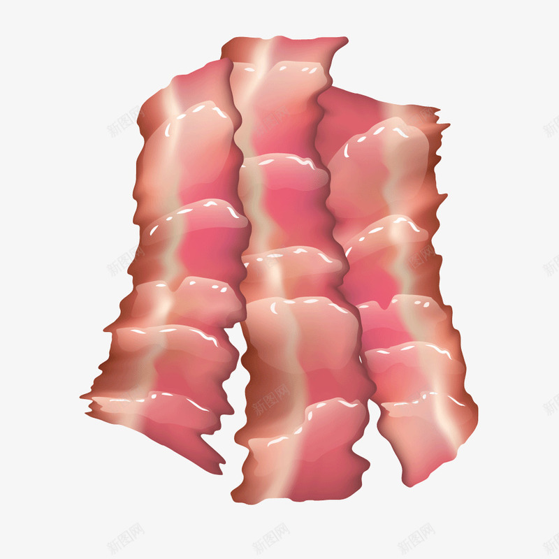 红色牛肉片肥牛png免抠素材_新图网 https://ixintu.com 牛肉片 红色 肥牛