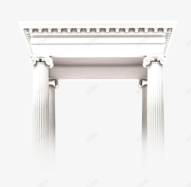 白色建筑物大门png免抠素材_新图网 https://ixintu.com 大气 大门 白色建筑物 石器大门 雄壮大门