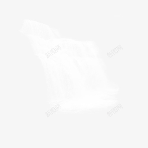 大气装饰图案白色瀑布png免抠素材_新图网 https://ixintu.com 倾斜 白色瀑布 磅礴 线条流水