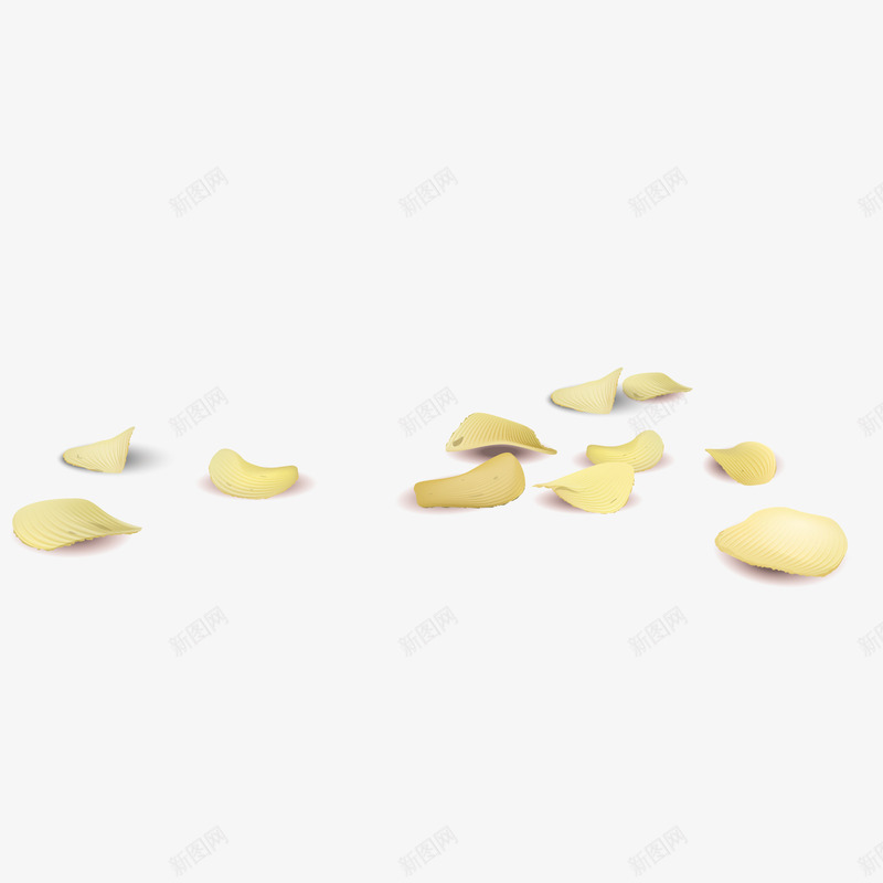 一地薯片矢量图eps免抠素材_新图网 https://ixintu.com 3D PNG免抠图下载 垃圾食品 薯片卡通 装饰 食物 矢量图