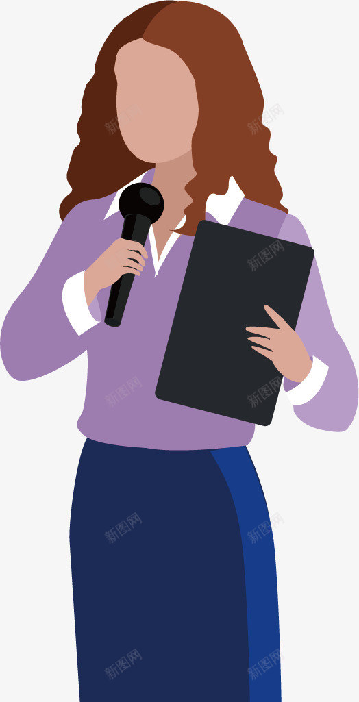 发表讲话矢量图ai免抠素材_新图网 https://ixintu.com 公务人员 公务人员卡通 公务人员形象 发表 讲话 矢量图