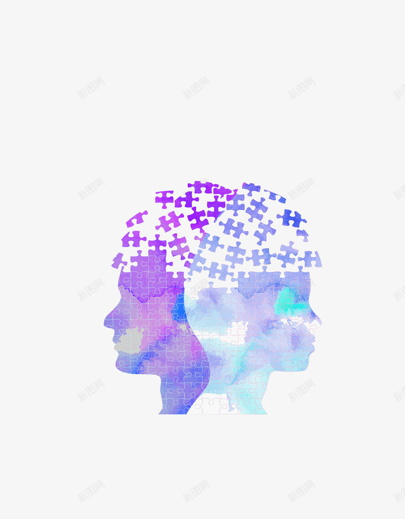 抽象几何人物头像png免抠素材_新图网 https://ixintu.com 不规则图形 头像 抽象