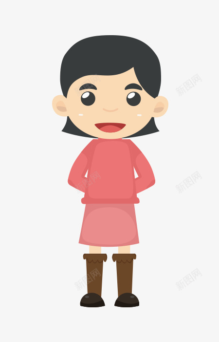 卡通小人妈妈png免抠素材_新图网 https://ixintu.com 卡通 妈妈 小人