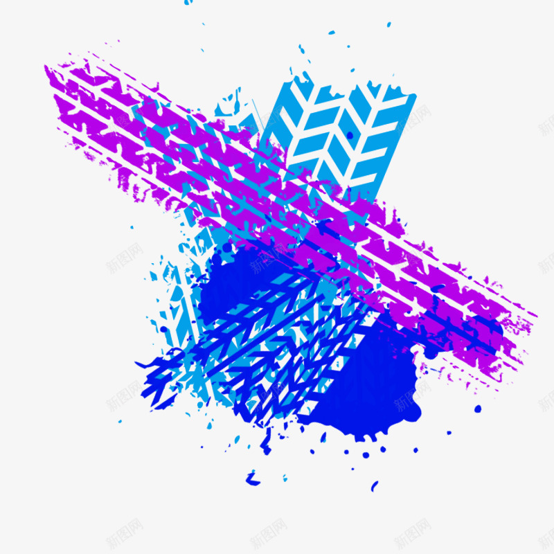 胎印图案png免抠素材_新图网 https://ixintu.com 免抠 印子 图案 效果 装饰 车轮 车轮印 轮胎 轮胎印