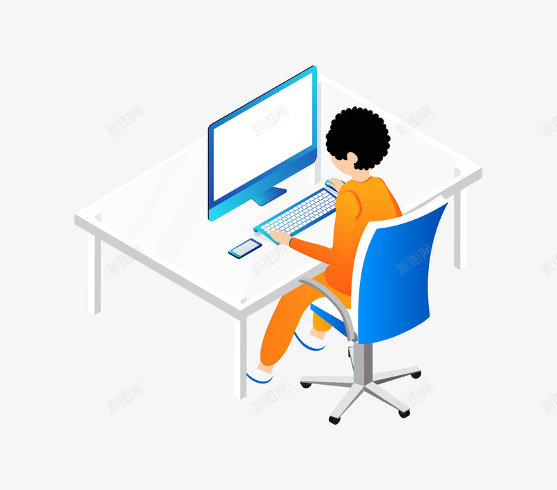 25D立体办公桌插画矢量图ai免抠素材_新图网 https://ixintu.com 25D矢量立体插画 办公 办公桌 扁平插画 手机 手绘 插画 电脑 电脑桌 矢量图