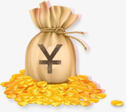 金色钱币钱袋png免抠素材_新图网 https://ixintu.com 金色 钱币 钱袋 钱袋模型