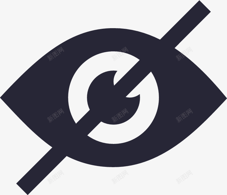 用户中心不可见图标png_新图网 https://ixintu.com 用户中心不可见