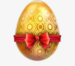 美丽彩蛋复活节金色大气彩蛋高清图片