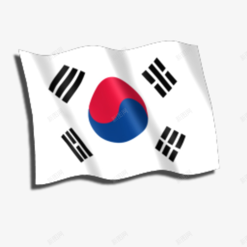 韩国国旗图标png_新图网 https://ixintu.com 韩国 韩国国旗