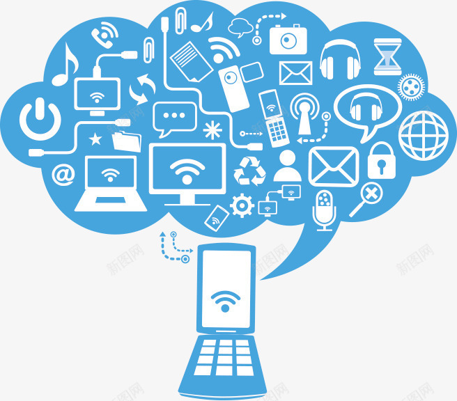 电话手机图标树png_新图网 https://ixintu.com 云链接 手机图标 通话
