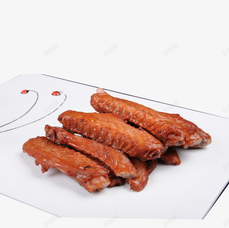 产品实物卤味熟食卤鸭翅png免抠素材_新图网 https://ixintu.com 产品实物 传统美食 卤味熟食 卤味鸭翅 卤鸭翅 特色鸭翅 美食 菜品 酱香鸭翅 食物 餐饮 鸭翅