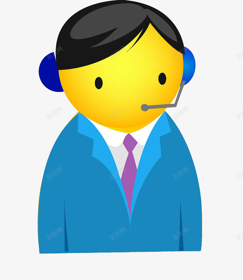 接电话的客服png免抠素材_新图网 https://ixintu.com 卡通手绘 客服 打电话 提前预定 约好 约定 预定 预约 预约电话