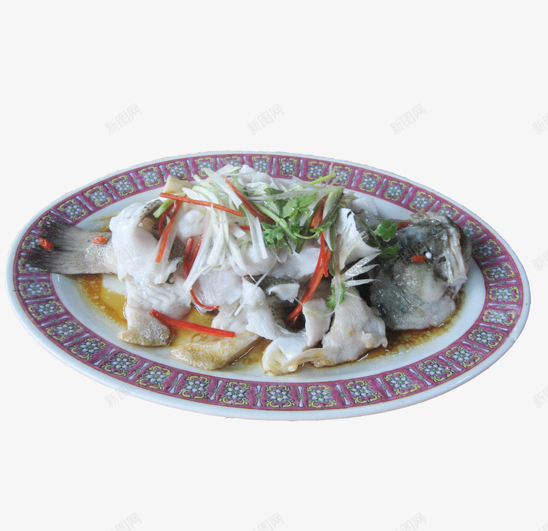 特色清蒸鲈鱼png免抠素材_新图网 https://ixintu.com 中华美食 传统美食 清蒸 清蒸鱼 清蒸鲈鱼 田园 美味 美食 菜品 菜肴 餐饮美食 鲈鱼 麻辣