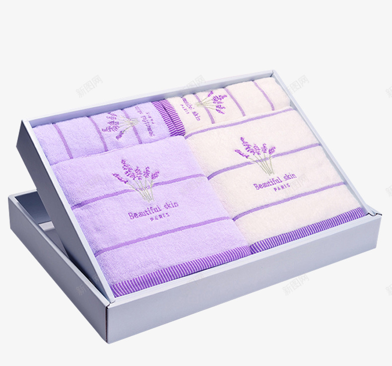 紫色薰衣草洗脸巾png免抠素材_新图网 https://ixintu.com 优雅 加厚 大全棉 柔软吸水 洗脸巾 紫色薰衣草 纯棉毛巾