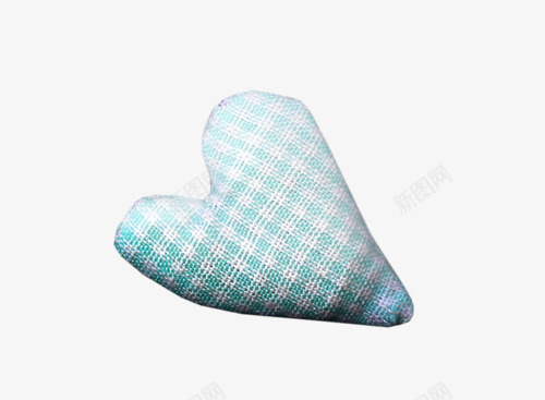 布艺png免抠素材_新图网 https://ixintu.com 布艺心形 心形 格子布艺 格子心形