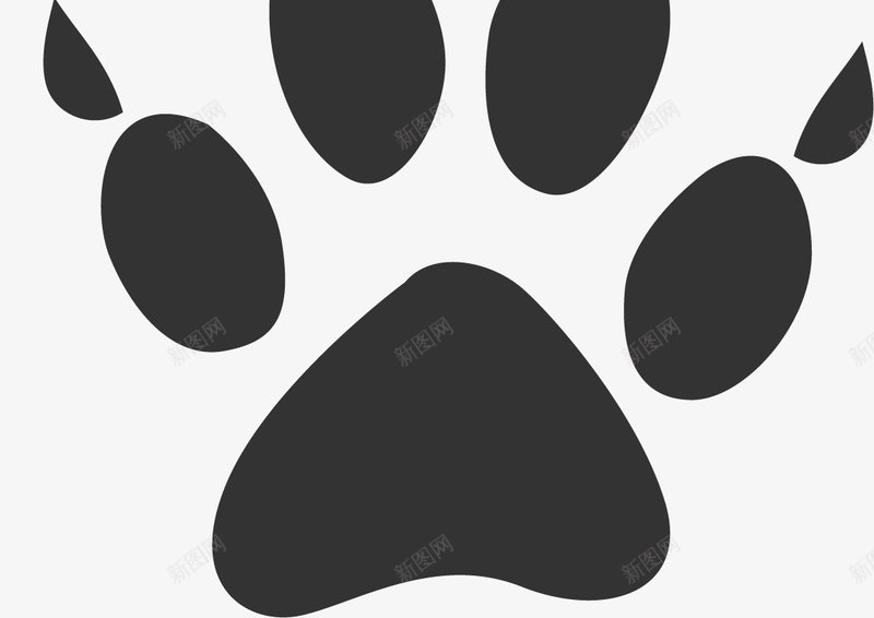 动物的脚印矢量图图标ai_新图网 https://ixintu.com 一串脚印 动物 矢量图 老虎脚印 脚印 脚印深浅 脚印痕迹 脚的印记
