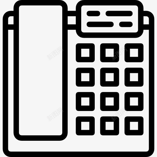 电话图标png_新图网 https://ixintu.com 商业和金融 手机 技术 电话 谈话