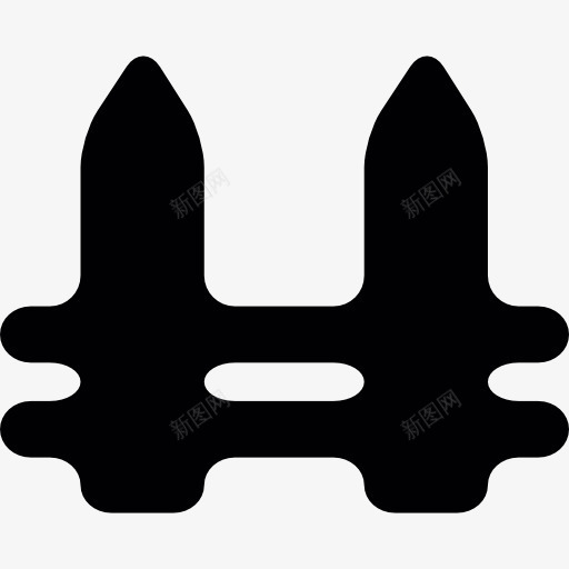 黑色栅栏图标png_新图网 https://ixintu.com 园艺 家居 建筑 房子 篱笆 花园 院子里