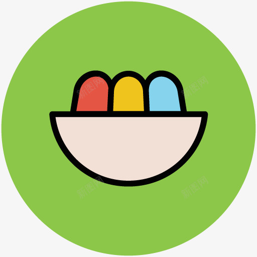 厨房厨具图标碗png_新图网 https://ixintu.com 创意 卡通 卡通碗图标免抠 卡通碗图标免抠png 卡通碗图标免抠素材 厨具卡通 图标 手绘 手绘厨房 手绘酒店 碗 餐饮图案