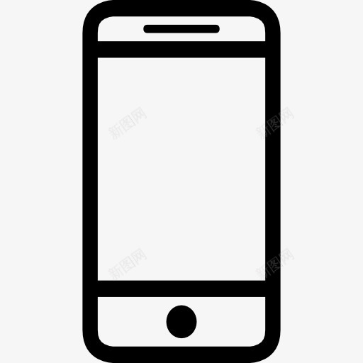 手机外形图标png_新图网 https://ixintu.com 工具和用具 手机 电话 缪图标