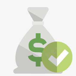 钱袋平的图标png_新图网 https://ixintu.com bag checkmark money 袋 选择目录 钱