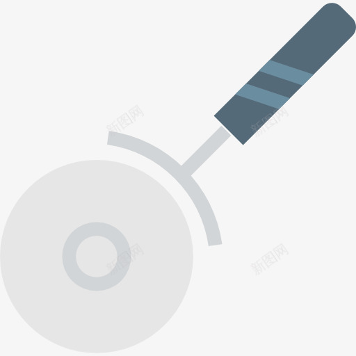 比萨图标png_新图网 https://ixintu.com 刀 切割 切割工具 厨房包 工具和用具 披萨刀 比萨 砂轮 金属 食品