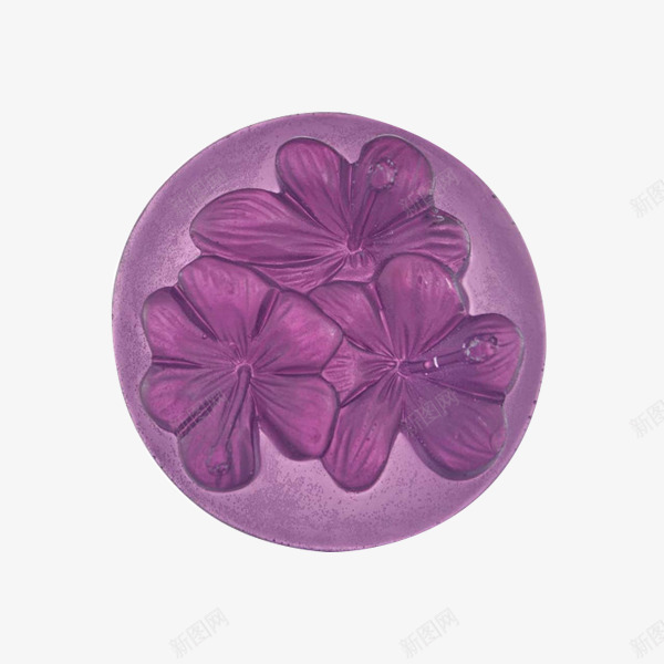 紫色圆弧花色手工皂png免抠素材_新图网 https://ixintu.com 产品实物 天然 清香