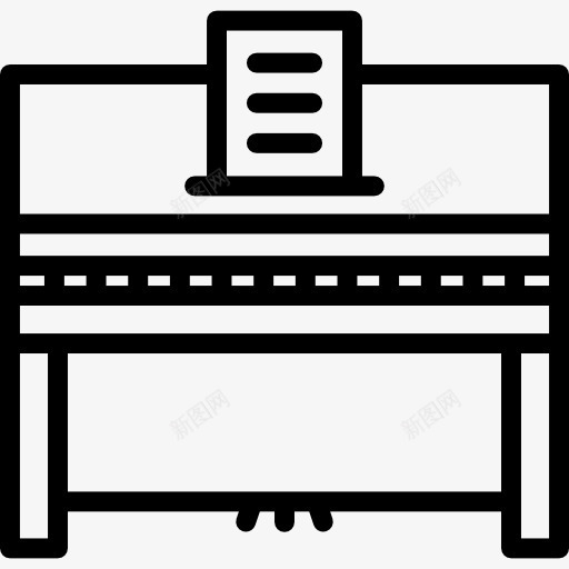 钢琴图标png_新图网 https://ixintu.com 乐器 按键 管弦乐队 酿酒 钢琴 键盘 音乐 音乐和多媒体