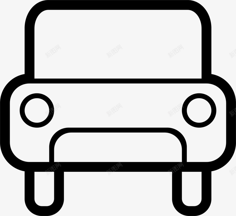 手绘黑色汽车png免抠素材_新图网 https://ixintu.com 手绘汽车 汽车标志 童趣 简约汽车 线条 黑色汽车