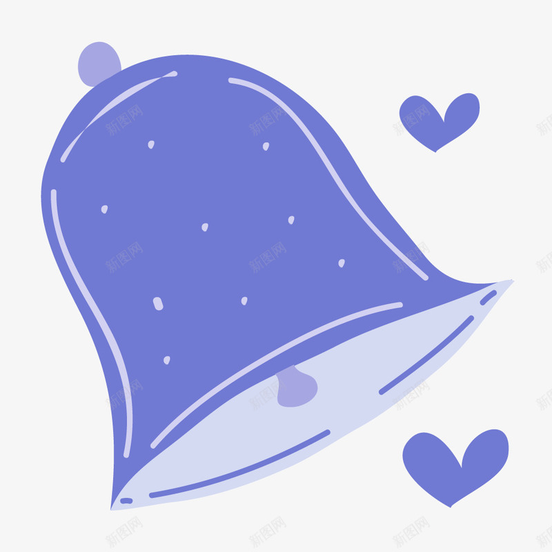 卡通铃铛矢量图ai免抠素材_新图网 https://ixintu.com 创意卡通 卡通 卡通插图 插图 摇铃 铃铛 矢量图