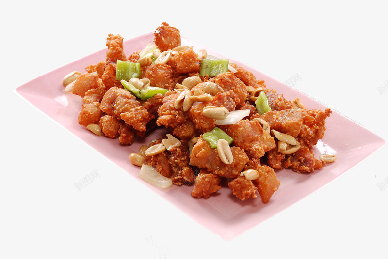 满族香炸肉png免抠素材_新图网 https://ixintu.com 传统美食 家常菜 小酥肉 干炸煎炸 特色香炸肉 菜谱高清图片 餐饮美食