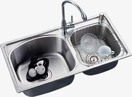 精修产品效果厨房用品洗碗池png免抠素材_新图网 https://ixintu.com 产品 厨房 效果 洗碗池 用品
