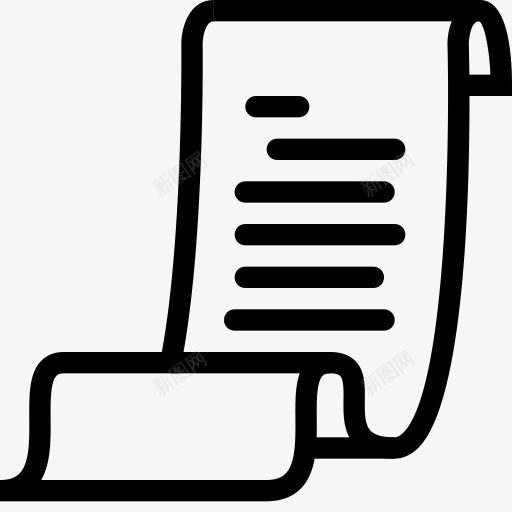 收据购物流线流线自由png免抠素材_新图网 https://ixintu.com Receipt shopping streamline 收据 流线 购物