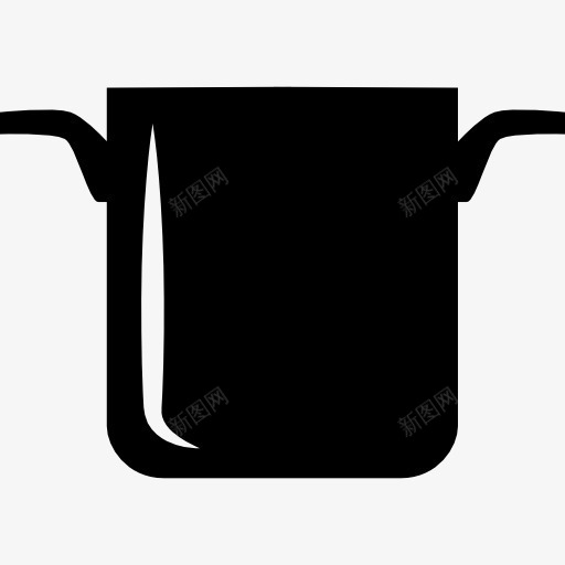厨房用具煮热的食物图标png_新图网 https://ixintu.com 厨具 厨师 厨房 厨房包 工具 工具和器具 烹饪 碗 黑