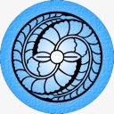 月饼花纹图案桌面图标png_新图网 https://ixintu.com 月饼花纹图案桌面图标