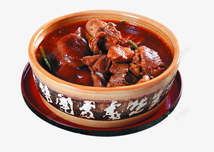 砂锅冒鸡块png免抠素材_新图网 https://ixintu.com 中华美食 产品实物 家常菜 特色菜 砂锅冒鸡块 菜肴 鸡米花