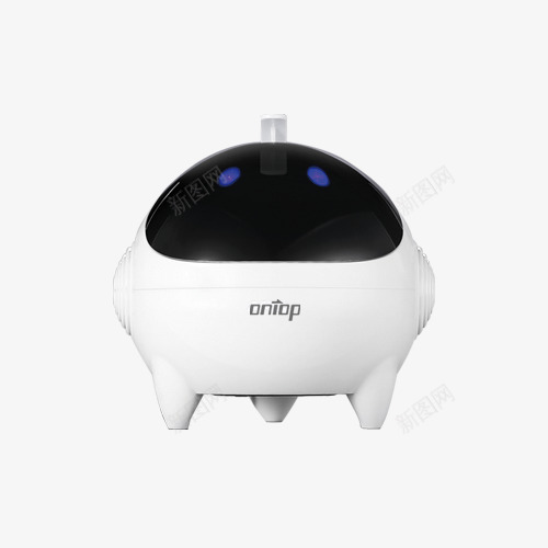 机器人加湿器png免抠素材_新图网 https://ixintu.com oniop 产品实物 加湿器 机器人 白色 黑色屏幕