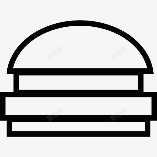 快餐汉堡图标png_新图网 https://ixintu.com 三明治 垃圾食品 汉堡包 面包 食品