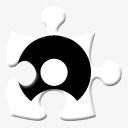 拼图风格社交媒体图标装饰png_新图网 https://ixintu.com 图标 媒体 拼图 社交 装饰 风格