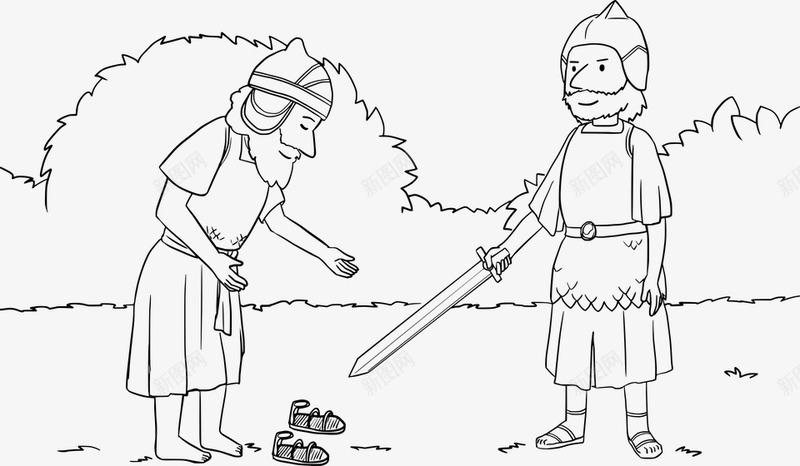 古代兵士png免抠素材_新图网 https://ixintu.com 兵器 兵士 卡通 手绘 盔甲 草丛 钢盔 鞋子