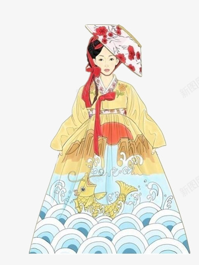 韩国传统文化png免抠素材_新图网 https://ixintu.com 传统 文化 韩国 韩服